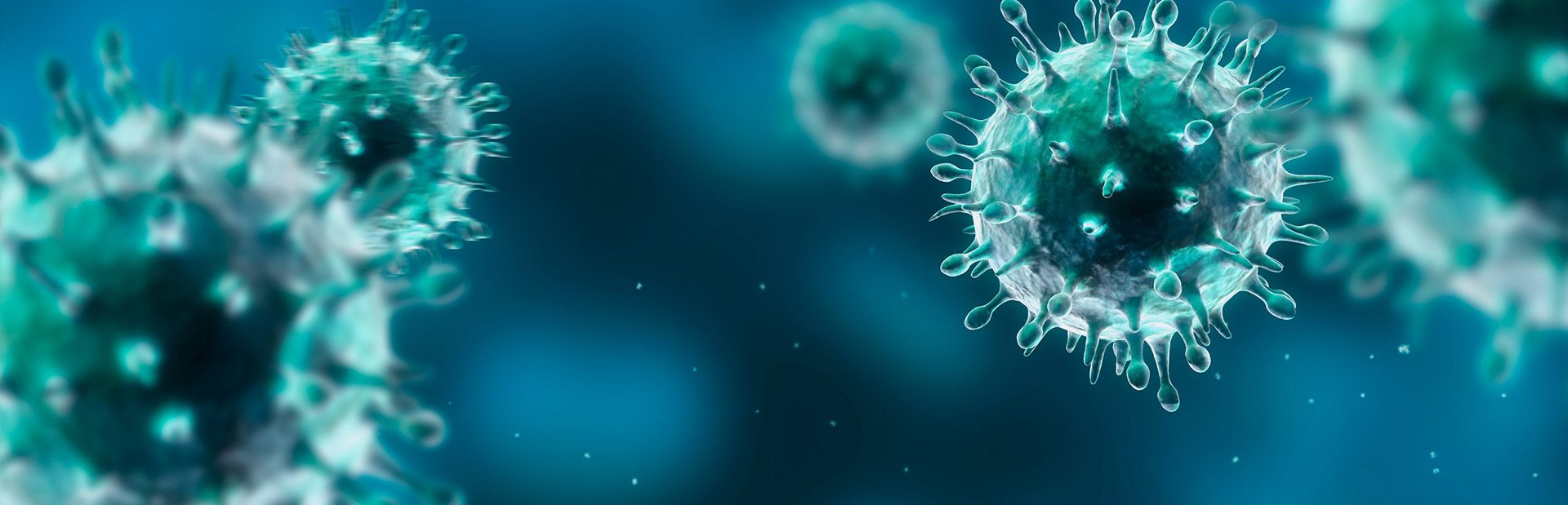 Nahaufnahme vom Virus H1N1 - Klinische Forschung Novartis